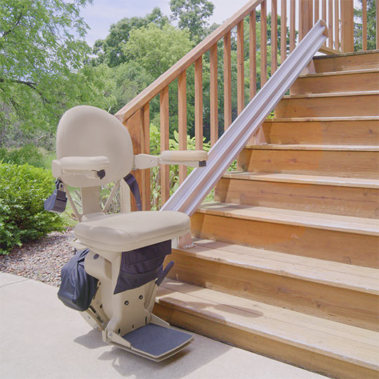 Tucson outdoor stairway staircase chair stairlift glide